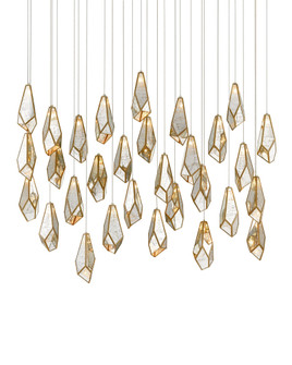 Glace Mirror 30-Light Linear Multi-Drop Pendant (92|9000-0707)