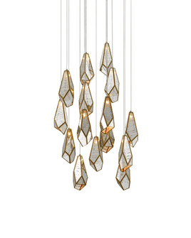 Glace Mirror 15-Light Round Multi-Drop Pendant (92|9000-0705)