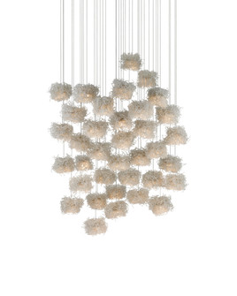 Birds Nest 36-Light Round Multi-Drop Pendant (92|9000-0701)