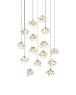 Crystal Bud 15-Light Round Multi-Drop Pendant (92|9000-0670)