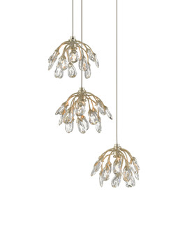 Crystal Bud 3-Light Round Multi-Drop Pendant (92|9000-0668)