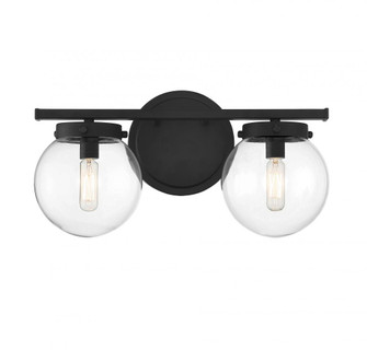 2-Light Bathroom Vanity Light in Matte Black (8483|M80046MBK)