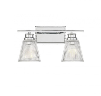 2-Light Bathroom Vanity Light in Chrome (8483|M80040CH)