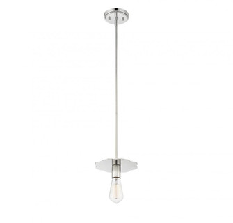 1-Light Mini Pendant in Polished Nickel (8483|M70113PN)