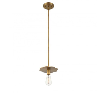 1-Light Mini Pendant in Natural Brass (8483|M70113NB)