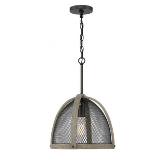 1-Light Pendant in Weathered Birch (8483|M70111DWW)