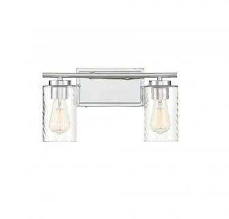 2-Light Bathroom Vanity Light in Chrome (8483|M80037CH)