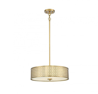 3-Light Pendant in Natural Brass (8483|M70108NB)