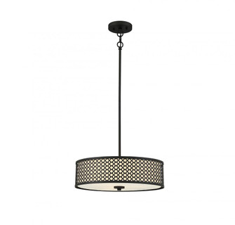 3-Light Pendant in Matte Black (8483|M70108MBK)