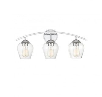3-Light Bathroom Vanity Light in Chrome (8483|M80032CH)