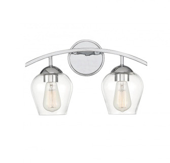 2-Light Bathroom Vanity Light in Chrome (8483|M80031CH)