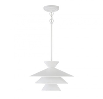 1-Light Pendant in White (8483|M70096WH)
