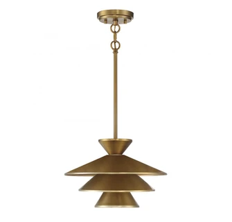 1-Light Pendant in Natural Brass (8483|M70096NB)
