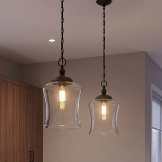 1-Light Pendant in Matte Black (8483|M70019MBK)