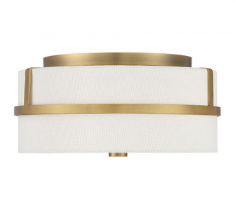 2-Light Ceiling Light in Natural Brass (8483|M60065NB)