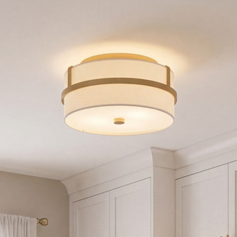 2-Light Ceiling Light in Natural Brass (8483|M60065NB)