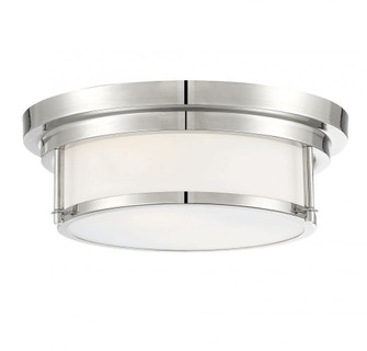 2-Light Ceiling Light in Polished Nickel (8483|M60062PN)