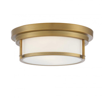2-Light Ceiling Light in Natural Brass (8483|M60062NB)