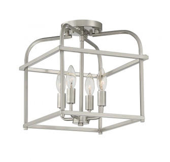 4-Light Ceiling Light in Brushed Nickel (8483|M60061BN)