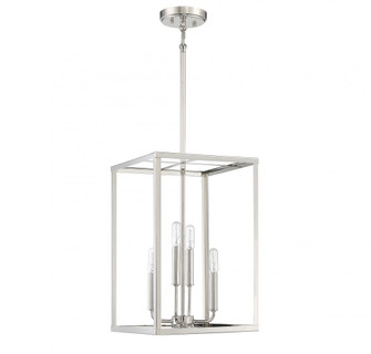 4-Light Pendant in Polished Nickel (8483|M30008PN)