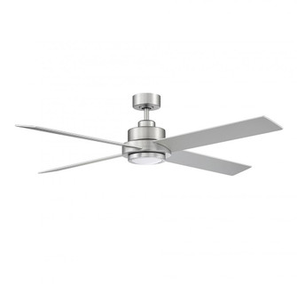 56'' LED Ceiling Fan in Brushed Nickel (8483|M2011BNRV)