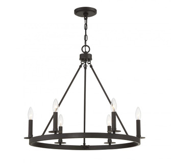 6-Light Chandelier in Oil Rubbed Bronze (8483|M10093ORB)