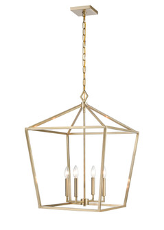 4-Light Pendant light Modern Gold (670|3254-MG)