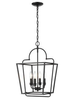 4-Light Pendant light Matte Black (670|3237-MB)
