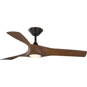 Ryne Collection 52'' 3-Blade Woodgrain LED Transitional Indoor/Outdoor DC Ceiling Fan (149|P250060-179-30)