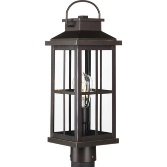 Williamston Collection One-Light Antique Bronze and Clear Glass Transitional Style Outdoor Post Lant (149|P540095-020)