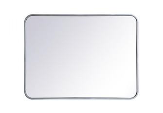 Soft corner metal rectangular mirror 24x32 inch in Silver (758|MR802432S)