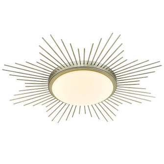 Kieran WG 24'' Flush Mount in White Gold with Opal Glass (36|9126-FM24 WG-OP)
