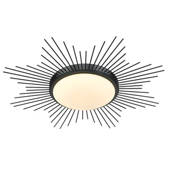 Wry Lighting Kieran Integrated LED 24in Flush Mount in Matte Black (36|9126-FM24 BLK-OP)