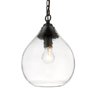 Golden Lighting Ariella 1-light Pendant in Matte Black (36|1094-S BLK-HCG)