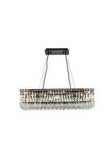 MaxIme 28 Inch Black Chandelier (758|V2034D28BK/RC)