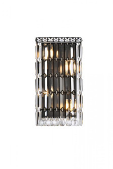 Maxime 8 inch black wall sconce (758|V2032W8BK/RC)