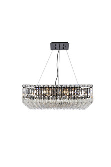 MaxIme 28 Inch Black Chandelier (758|V2032D28BK/RC)