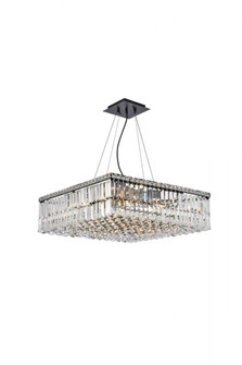 Maxime 24 inch black chandelier (758|V2032D24BK/RC)