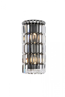 Maxime 8 inch black wall sconce (758|V2030W8BK/RC)