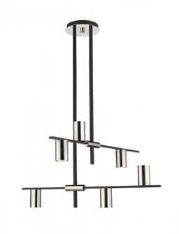 6 Light Chandelier (276|814-6MB-PN)