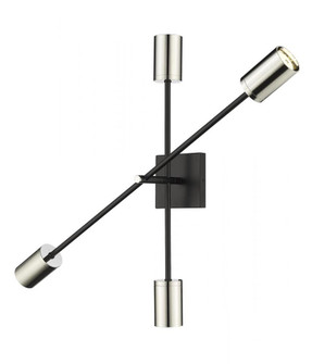 4 Light Wall Sconce (276|814-4S-MB-PN)