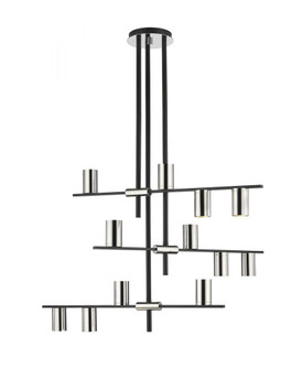 12 Light Chandelier (276|814-12MB-PN)