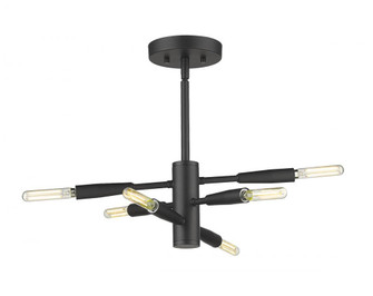 6 Light Semi Flush Mount (276|737SF6-MB)