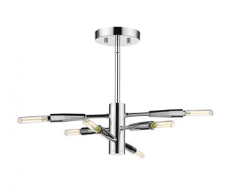 6 Light Semi Flush Mount (276|737SF6-CH)