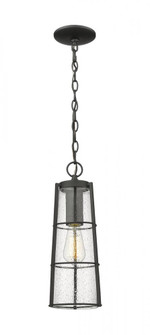 1 Light Outdoor Chain Mount Ceiling Fixture (276|591CHB-BK)