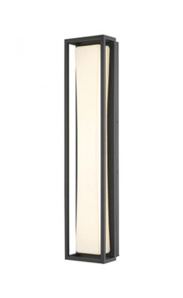 1 Light Outdoor Wall Light (276|587M-BK-LED)