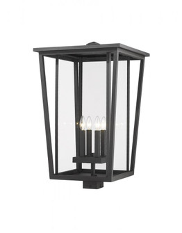 4 Light Outdoor Post Mount Fixture (276|571PHXXLS-BK)