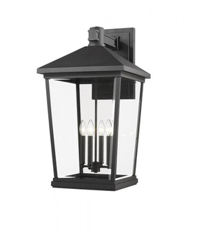 4 Light Outdoor Wall Light (276|568XXL-BK)