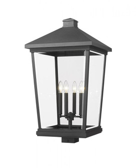 4 Light Outdoor Post Mount Fixture (276|568PHXXLS-BK)