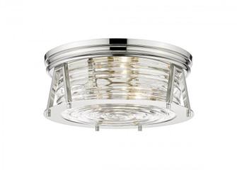 3 Light Flush Mount (276|491F3-PN)